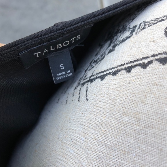 Talbots Little Black Dress Sz S - Picture 4 of 8